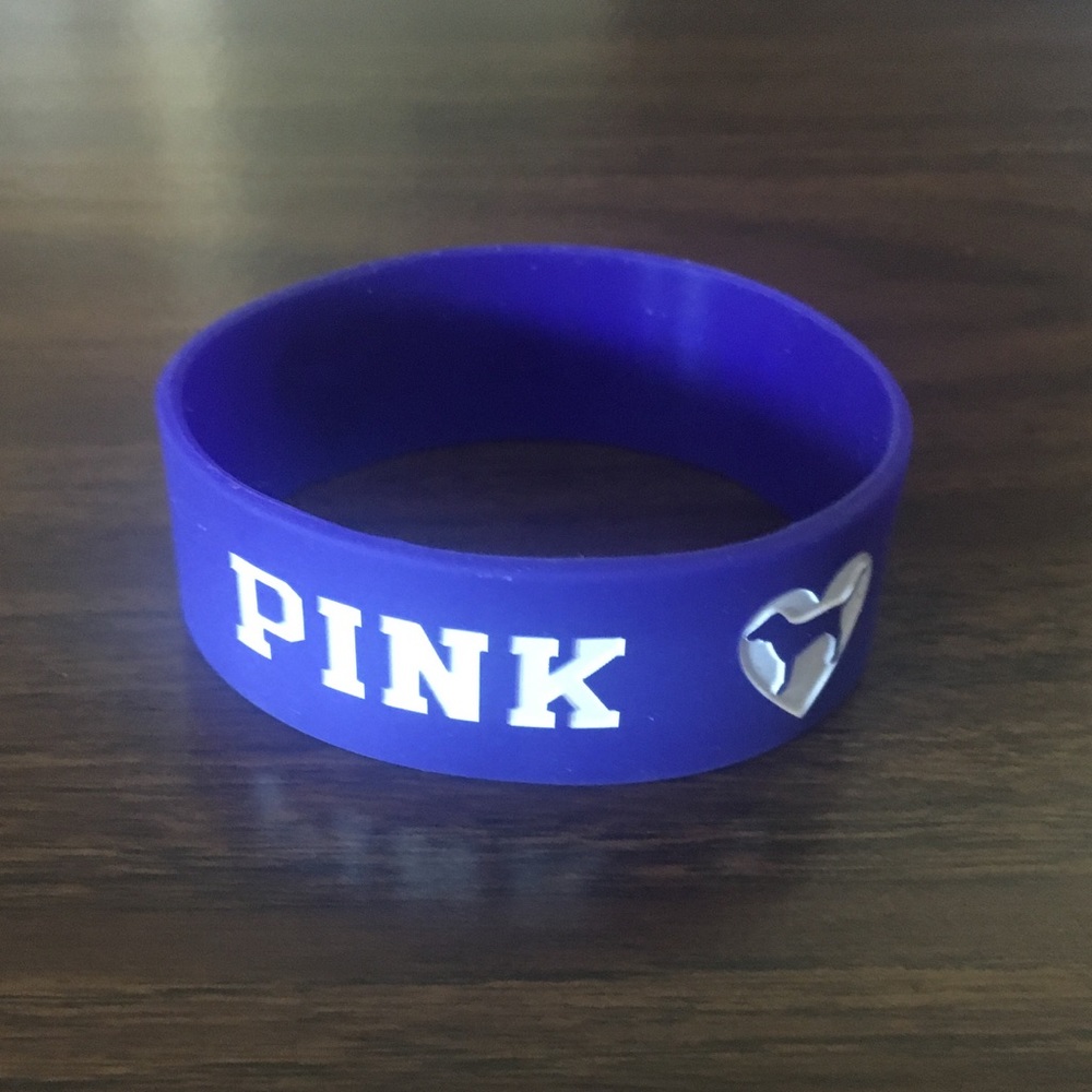 🆕 Victoria's Secret PINK Silicone Rubber Bracelet - Picture 3 of 4